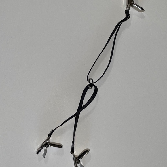 Adjustable double clip Garter with 3 claws. - Picture 2 of 6